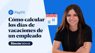 Cómo calcular los días de vacaciones de un empleado  Rincón laboral ⚖️ [upl. by Eilagam]