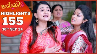 Malli Serial  EP 155 Highlights  30th Sep 2024  Nikitha  Vijay  Saregama TV Shows Tamil [upl. by Sawyer]