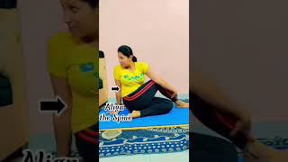 matsyendrasana and benefits yogashineYoga [upl. by Ulu]