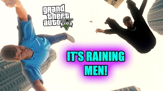 Its Raining Men  GTA V Rockstar Editor Machinima [upl. by Raeann]