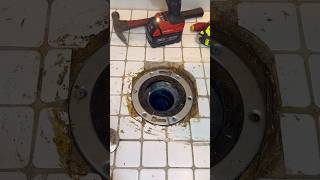 Replacing a toilet flange plumberjohn toilet flange diyplumbing [upl. by Rohclem]