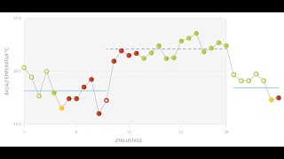 Basaltemperatur  Temperaturkurven verstehen  Fruchtbare Tage erkennen  NFP  So geht´s [upl. by Teodor]