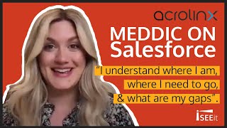 How Acrolinx Uses MEDDIC on Salesforce to Navigate and Guide Sales Processes [upl. by Aeiram691]