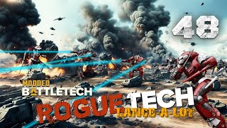 Accuarcy is KEY  Battletech Modded  Roguetech LanceALot 48 [upl. by Ynaffets]