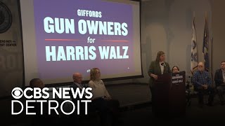 Democrats rallying gun owners in Michigan ahead of election day [upl. by Cline]