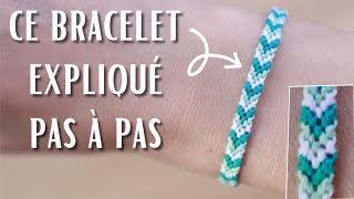 Tuto débutante  bracelet brésilien 3 couleurs ✨ Marion Blush [upl. by Nelli252]