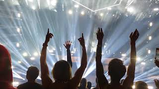 Odesza at Red Rocks 2018 performing their single Late Night [upl. by Goldie]