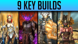 9 BUILDS TO MASTER TO BEAT RAID SHADOW LEGENDS  Raid Shadow Legends [upl. by Bernarr]