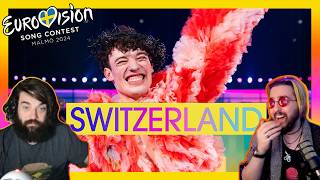 CANADIANS REACT TO Eurovision 2024  Switzerland 🇨🇭 [upl. by Riccio]