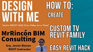 Customize a TV Family in REVIT 2025 [upl. by Franklin]