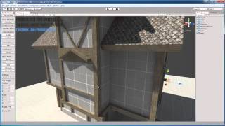 ProBuilder Demo Medieval House Part 2 Texturing [upl. by Caassi]