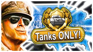 Tanks Only USA In HOI4 Is AMAZING [upl. by Lraed]