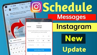 Instagram how to schedule messages on Instagram  Messages Schedule Instagram new update 2024 TODAY [upl. by Alfonzo737]