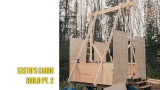 Szetos AFrame Cabin Build  Tools and Rafters [upl. by Ettennal]