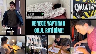 DERECE YAPTIRAN OKUL RUTİNİMokula gittim [upl. by Sucramrej]