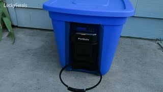 Raccoon Proof Feral Cat Feeder Setup [upl. by Territus]