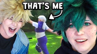 THE FIRST VIDEO I EVER MADE  S1C Reacts  My Hero Academia BakuDeku Cosplay [upl. by Eeleimaj]