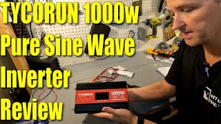 TycoRun 1000w Pure Sine Wave Inverter Review [upl. by Evania]