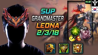 레오나 서폿 템트리 룬 천상의 이의 여진  Leona Support  롤 KR 천상계 패치 1412 [upl. by Regnig689]