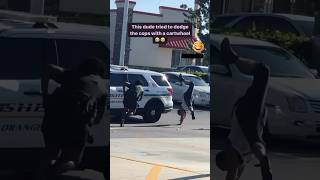 Cartwheeling Criminal Dodges Arrest😭 shorts shortvideo [upl. by Annoyed256]