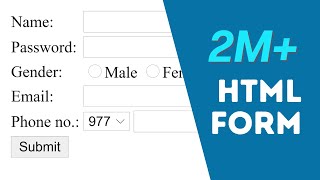 From Zero to Hero Building Your First HTML Form [upl. by Naahsar]