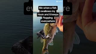 Me when the fish is flopping fishing bassmaster [upl. by Enoval]