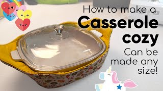 How to make a Casserole Cozy  Today we Craft [upl. by Margetts]