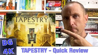 Tapestry  Boardgame Quick Review [upl. by Ciccia338]