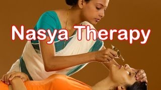 Charak Nasya Ayurvedic Therapy for Migraine Loss of Hair Memory Loss [upl. by Gulick361]