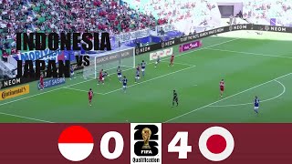 Indonesia vs Japan 04  2026 FIFA World Cup Qualifiers  Match Highlights [upl. by Bertelli879]