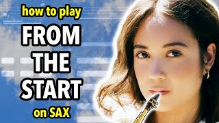 How To Play Your First Minor Sax Scale [upl. by Volney]