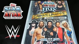 100 COMPLETE COLLECTION TOPPS SLAM ATTAX LIVE  WWE 2018 [upl. by Norrie]