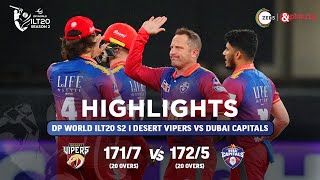 ILT20 S2  हिंदी  HIGHLIGHTS  Colin Munro और Sam Billings  DV vs DC  T20  9th Feb [upl. by Acilejna]