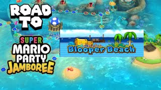 Road To Super Mario Party Jamboree  Blooper Beach Mario Party 9 [upl. by Assilav]