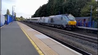 Chiltern Railways 68010 passes through Princes Risborough with set AL04 and 82305 trailing 290824 [upl. by Field304]