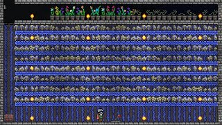 Terraria  Glowing mushroom farm Quick harvest [upl. by Ailecec]