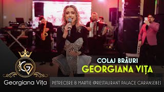 Georgiana Vița ❌ Formatia Timisul  Colaj Brauri LIVE 🎷 Petrecere 8 martie 2024 💃 [upl. by Auoy602]