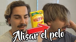 COMO ALISAR EL PELO CON MAIZENA  REMEDIO CASERO PARA ALISAR PELO [upl. by Arrim]