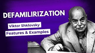 Defamiliarization in Literature Viktor Shklovskys Technique [upl. by Noslien]