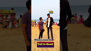 Tall is good😜tallboy basketball player shortgirl inspirational lifestyle trendingshorts [upl. by Odnumyar]