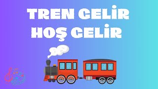 TREN GELİR HOŞ GELİR ŞARKISI  KARAOKE  SÖZLÜ [upl. by Dohsar]