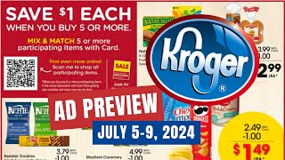 5 Day Sale Kroger Ad Preview for 7579  Buy 5 Save 1 Each MEGA SALE 5x Weekly Digital amp MORE [upl. by Doreg735]