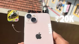 iPhone 13 ₹20000 😯  iPhone 13 Unboxing  iPhone 13 free fire test  iPhone 13 Review in Hindi [upl. by Ecyal]