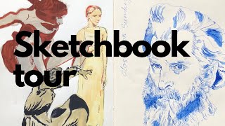 Sketchbook Tour ✹ march to june [upl. by Eylk]