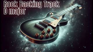 Going Home  Rock Backing Track in D major half time 130 bpm [upl. by Thurstan]