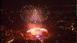 The Queens Diamond Jubilee concert Fireworks  London 2012  BBC One [upl. by Neilson]