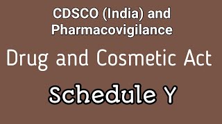 CDSCO and PharmacovigilanceDampC actschedule YpharmacovigilanceUnit5Sem8 cdsco scheduley dandc [upl. by Fania]