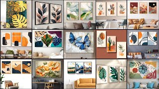 Wall painting design ideas for bedroom and living room  Bedroom wall painting design [upl. by Nwahsuq209]