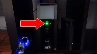 Can you turn off green light on APC UPS Unit [upl. by Farmelo]