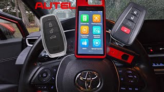 NEW Toyota Universal Smart Key Generation and Programming AUTEL KM100 NO PINCODE [upl. by Noman]